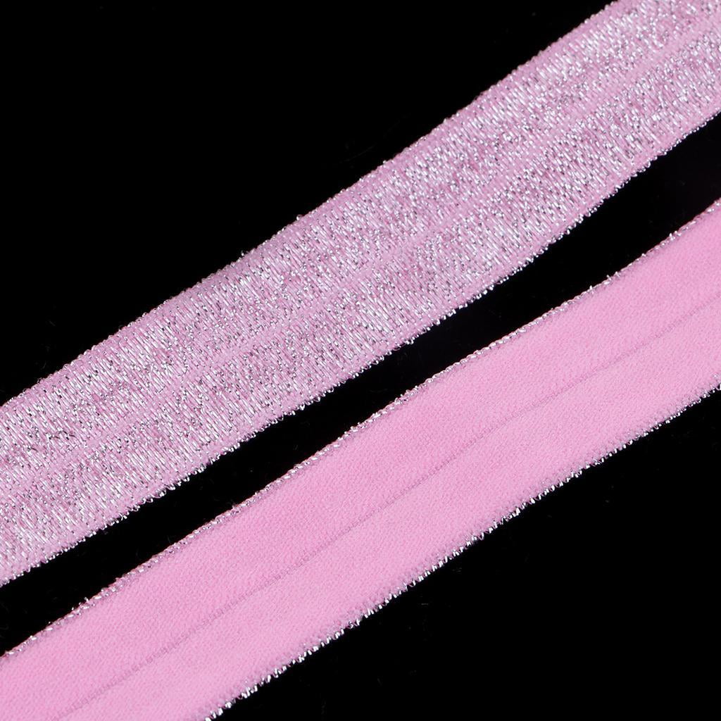 15mm Cotton Elastic Stretch Ribbon Craft Glitter Sewing ming 5