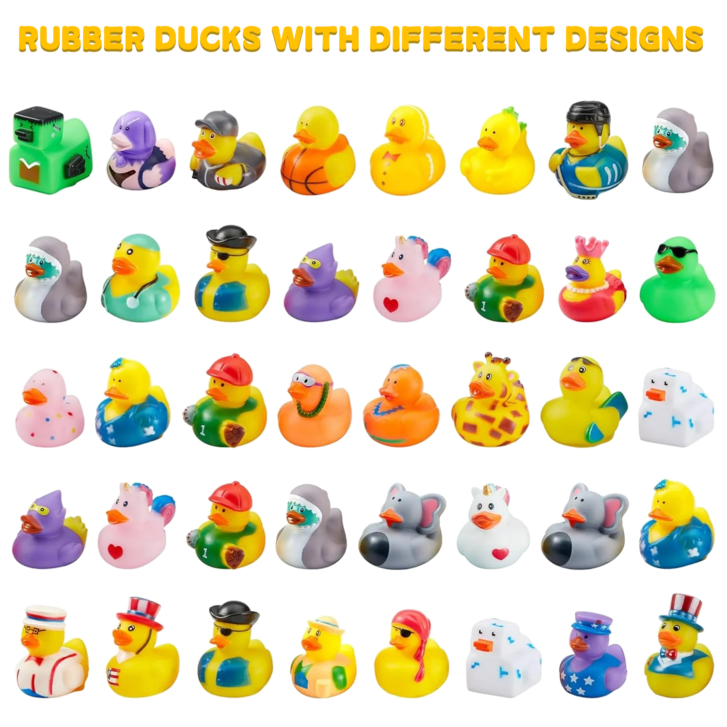 Rirool 20-Piece Assorted Rubber Ducks Bath Toys photo 4