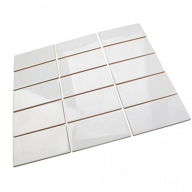 Bond Tile Core White 3 in. x 6 in. Polished Ceramic Subway Wall Tile (96 Pieces 11.73 Sq. Ft. / Box) Bond Tile Core White 3 in. x 6 in. Polished Ceramic Subway Wall Tile (96 Pieces 11.73 Sq. Ft. / Box)