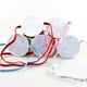 thumbnail image 4 of Conjunto lindo de sombrero de cono y pajarita para fiesta de cumpleaños para mascotas con diadema ajustable y adorno de pompones, 4 of 5