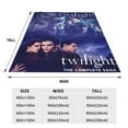 thumbnail image 4 of Twilight Saga Super Soft Throws Blanket Ultra Soft Flannel Fleece Lining For Toddlers, Boys And Girls Adult, Light And Comfortable Bed Blanket For Couch And Living Room 50"X40", 4 of 9