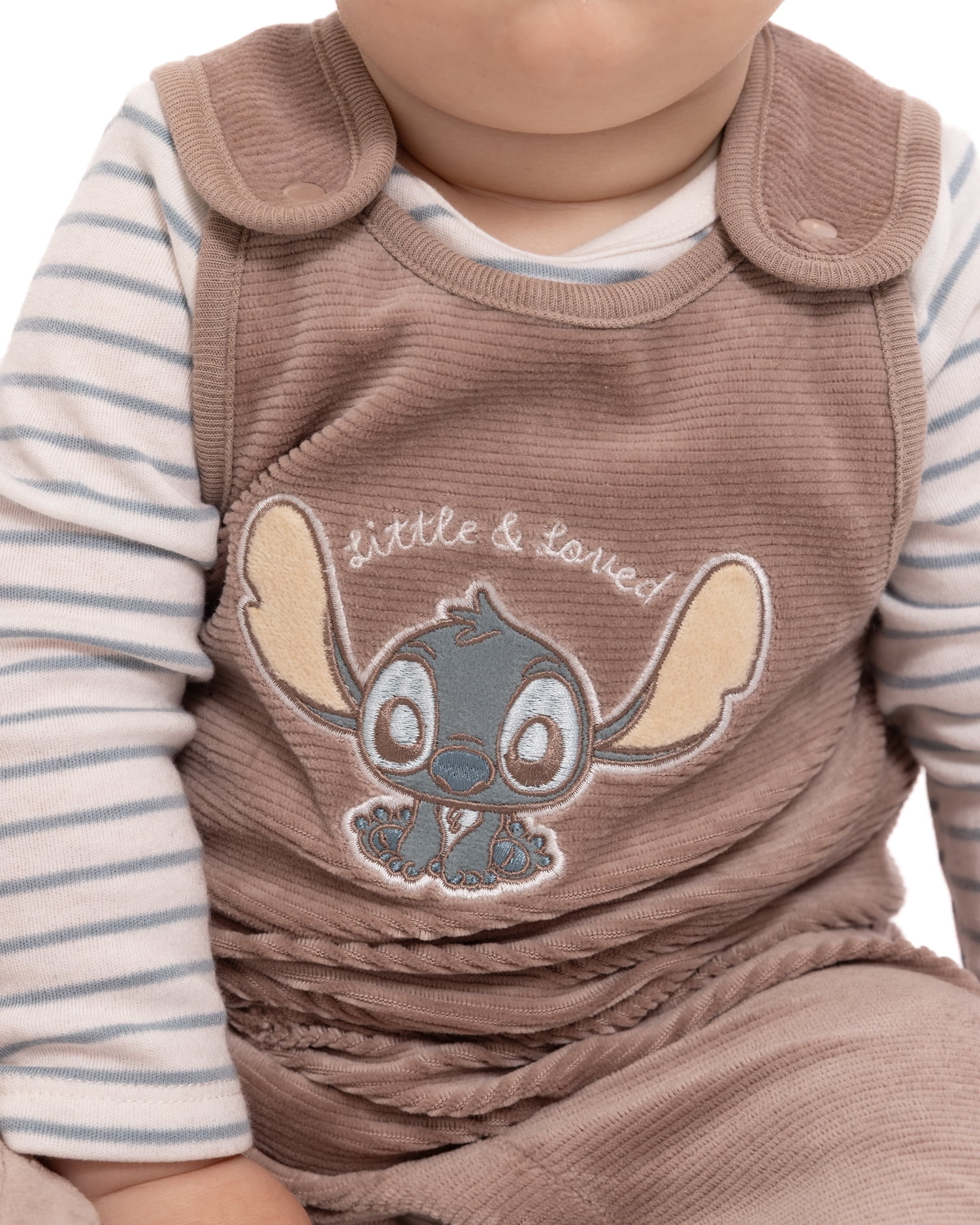 Disney Baby Wishes + Dreams Stitch Footed Overall Set, 2-Piece, Sizes Newborn-6/9M