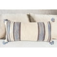 thumbnail image 7 of Creative Co-Op Cotton Knit Throw Pillow with Ruffle Edge, Multicolor, 7 of 7