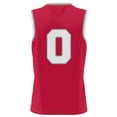 thumbnail image 3 of Unisex GameDay Greats #0 Scarlet Ohio State Buckeyes Lightweight Women's Basketball Fashion Jersey, 3 of 4