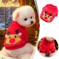 thumbnail image 2 of Suéter de lana de invierno, linda sudadera con capucha de reno para niños y niñas, pijama cálida, chihuahua, salchicha, ropa deportiva, 2 of 8
