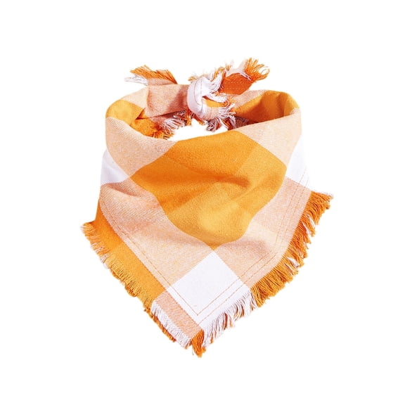 Dog Plaid Bandana, Pet Dog Triangle Scarf, Pet Neckwear Apparel with Fringed Trim - for Small Medium Dogs, Daily Wear, Party Decoration, Outdoor Activities