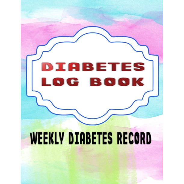 Diabetes Log Books Diabetes Log Book For Keeping Track Of Blood