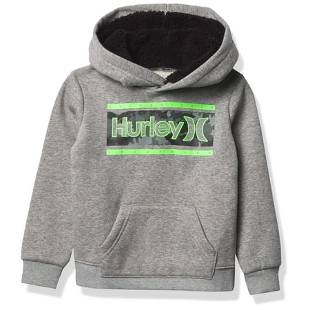 Hurley mens One and Only Pullover Hoodie Hooded Sweatshirt Grey Green 3T US Walmart