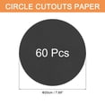 thumbnail image 2 of 60 PCS Recortes de Círculo Negros de Papel de 8 Pulgadas para Manualidades DIY Decoración de Tableros de Anuncios en el Aula, 2 of 6