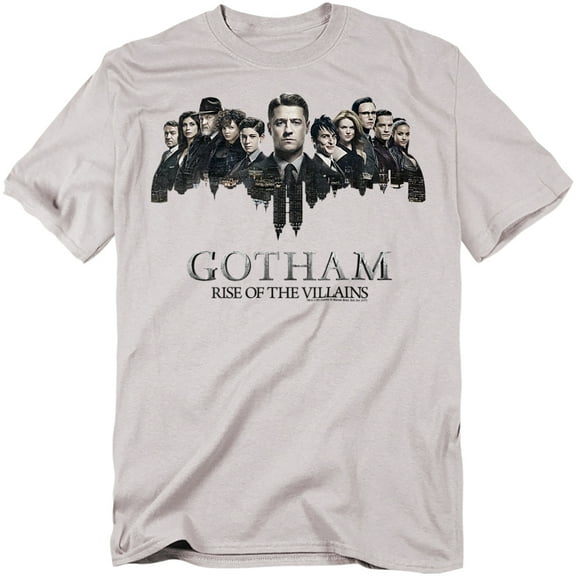 Gotham T-Shirt Skyline Cast Unisex Graphic Tee For Men & Women
