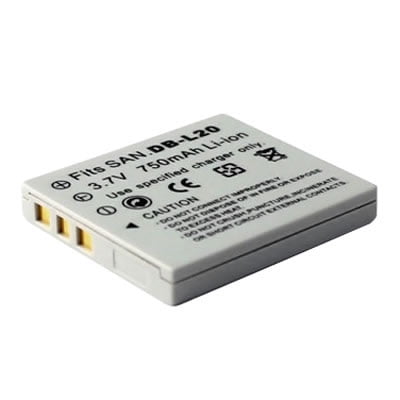 Battpit: Camcorder Battery Replacement for Sanyo VPC-C5 (750 mAh) DB-L20 3.7 Volt Li-ion Camcorder Battery