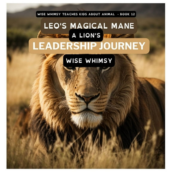 Wise Whimsy Teaches Kids about Animals Leo's Magical Mane: A Lion's Leadership Journey, Book 12, (Hardcover)