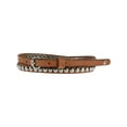 thumbnail image 1 of CTM®  Skinny Leather Belt (Women's), 1 of 3