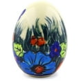thumbnail image 3 of Polish Pottery 2¾-inch Egg Figurine (Butterfly Splendor Theme) Signature UNIKAT Hand Painted in Boleslawiec, Poland + Certificate of Authenticity, 3 of 6