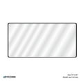 thumbnail image 4 of Dyconn Faucet Raven Rectangular Metal Framed Wall Mounted LED Bathroom Vanity Mirror in Black 36x36, 4 of 5