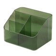 thumbnail image 4 of AMLESO Cosmetic Storage Bin Divided Makeup Organizer for Vanity Dresser Lightweight 4 Section Green, 4 of 8