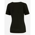 thumbnail image 3 of Long Sleeve Shirts for Women Basic Casual V Neck Tops Ribbed Slim Fitted Blouse, 3 of 5