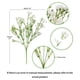 thumbnail image 3 of Injueey De flores artificiales, ramos de plantas de Gypsophila falsas, tacto Real, blanco vivo, hogar, sala de estar, decoración DIY Decoración Injueey HA084176-00, 3 of 6