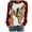 Red, variant on IROINNID Reduced Womens Winter Clothes Pullover Hoodies Round-Neck Button Long Sleeve Print Lounge T- Shirt Blouse Tops,Brown