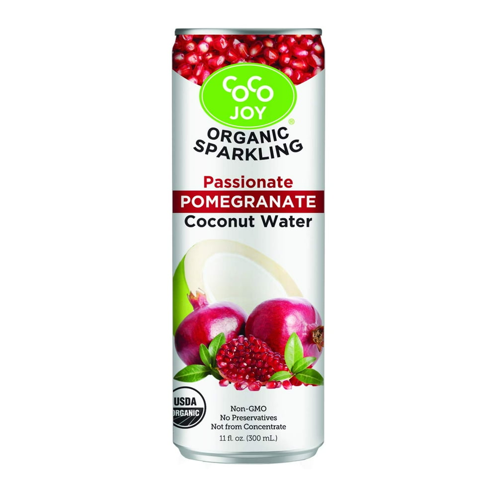 100 Organic Premium Sparkling Coco Joy Coconut Water 11 Fl oz Can