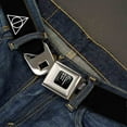 thumbnail image 2 of Harry Potter Logo Full Color Black White Harry Potter Deathly Hallows Seatbelt Belt Standard, 2 of 3