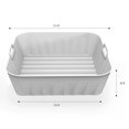 thumbnail image 2 of Olla De Freidora De Aire Freidora de aire de silicona, bandeja para hornear para horno ecológica, reutilizable para el hogar (gris) Likrtyny Libre de BPA, 2 of 5