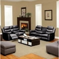 thumbnail image 2 of Black Stretch Cover For Reclining 2 + 3 Seat Console - Recliner With 5, 2 of 6
