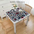 thumbnail image 2 of nygtbtfer Blue Red  Tablecloth, Fitted Table Cover with Elastic for Tables, 4th of July Independence Day Table Cloth Outdoor Indoor Dinning Party Tablecloths, 2 of 7
