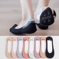 thumbnail image 3 of Resicozy No Show Socks Womens Non Slip Low Cut Thin Silky Dress Footies Liner Socks Flats Sneakers White, 3 of 3