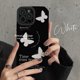 thumbnail image 3 of Carcasa Samsung A13 A12 A03 A03S A53 A23 A33 A02S A51 A52 A71 A32 A22 A72 A50 A30 A11 A10S A21S S22 Funda De Patrón De Mariposa Blanca Ultra Literaria TPU Blanda, 3 of 4