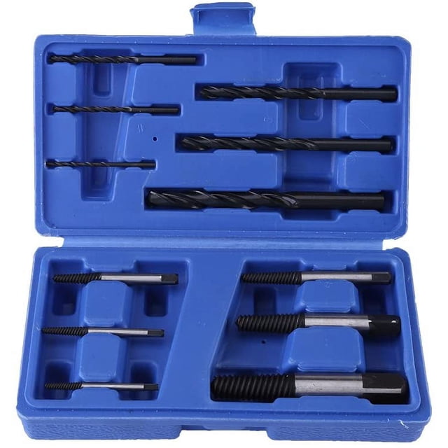 Jinsinto Bolt Stud Disassembly Tool, Practical Break Nut Screw Extractor and Bolt Extractor Tool Kit 12pcs