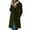 Army Green, variant on hoksml Women Long Wool Blend Coat Lapel Double Breasted Lined Pockets for Fall Winter Daily Office Work Comfort