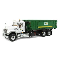 First Gear 1/34 Mack Granite MP Waste Management Truck w/ Roll-off Container 10-4305D