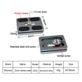 thumbnail image 5 of Quick Release Plate 40 50 60mm Long Ballhead SLR Tripod Photography Accessories Aluminum Alloy Quick Release Plate for Camera, 5 of 5