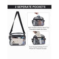 thumbnail image 3 of Gustave Stadium Approved Clear Crossbody Bag for Women Men, PVC Transparent Purse Small Shoulder Handbag for Concerts Sports Events Festival, 3 of 6