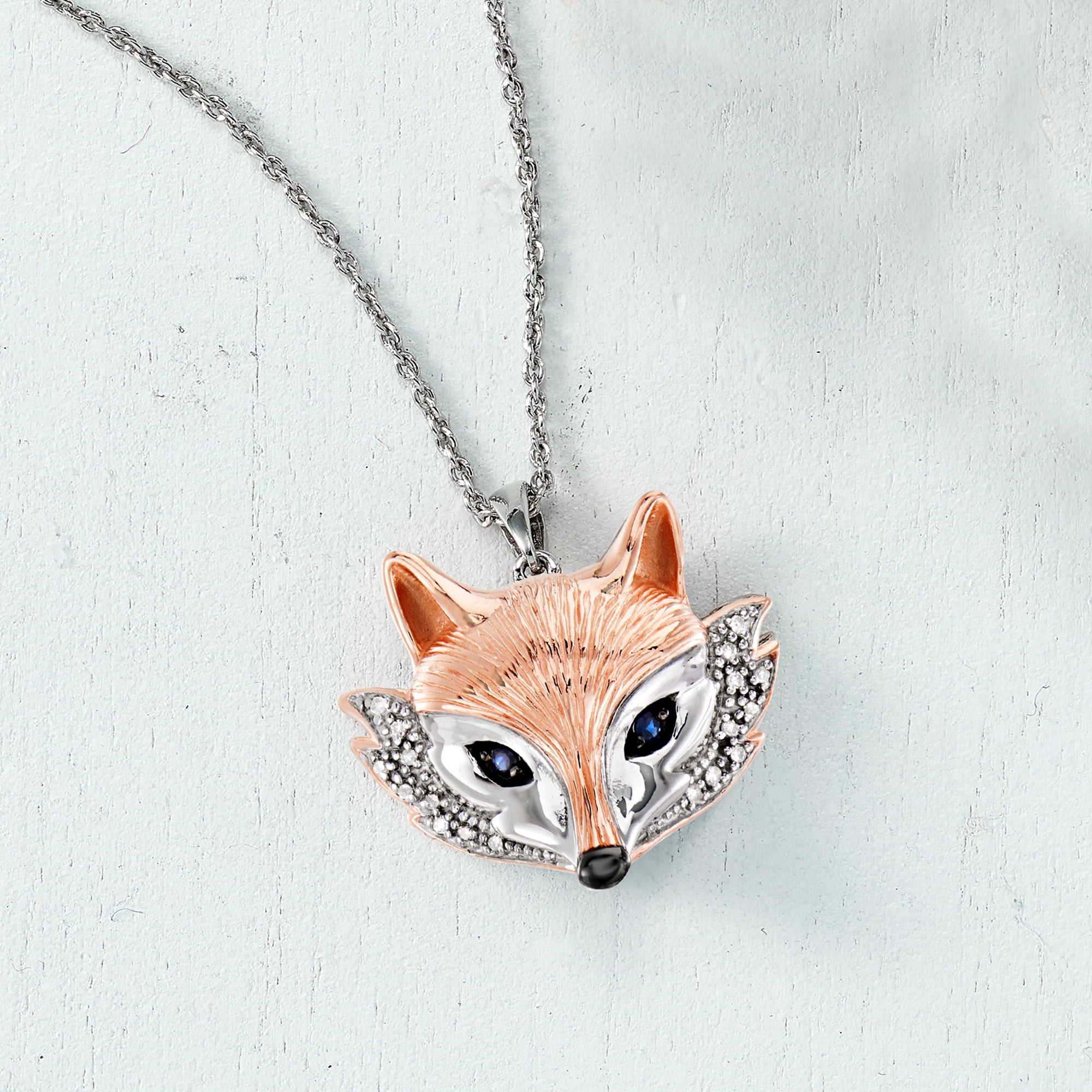 Fox necklace, sterling silver necklace, antique wax seal necklace, fox –  swalk.ie
