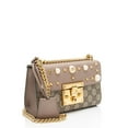 thumbnail image 2 of Pre-Owned Gucci GG Supreme Pearl Stud Padlock Small Shoulder Bag, 2 of 11