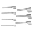 thumbnail image 1 of Half Round Cutter Punch, High Efficiency Comfortable To Hold Various Diameters Tool Steel Casting Strap End Punches  For DIY Leathercrafts Punching, 1 of 8