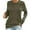 Army Green, variant on AherBiu Long Sleeve Tops for Women Crewneck Sweatshirt Basic Solid Color Top Tees Shirt Tshirts Pullover