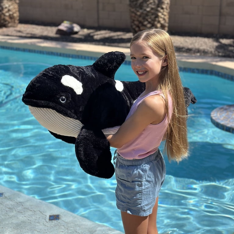 Tezituor Orca Stuffed Animal, 39.4 Inches, Glow in Dark photo 2