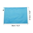 thumbnail image 3 of Uxcell B4 Document Pencil Pouch Waterproof Zipper File Bags, Sky Blue 2 Pack, 3 of 6
