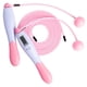 thumbnail image 3 of Cuerdas de saltar inalámbricas Cuerda de saltar de digital Longitud ajustable Mango antideslizante Cuerda de saltar inteligente para ejercicio Entrenamiento Hombres Rosado Cola saltar la cuerda, 3 of 6