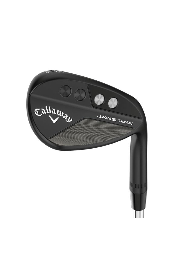 Pre-Owned LH JAWS RAW Matte Black Wedge Mens Steel Shaft 60-10 (Bounce) S Grind True Temper Dynamic Gold Spinner 115 Steel Wedge