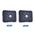 thumbnail image 7 of FORMRS 13-13.3 inch Laptop Sleeve Case Soft Carrying Quilted Computer Bag Cover, White Planet, 7 of 7