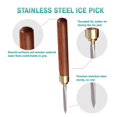 thumbnail image 3 of Stainless Steel Wooden Handle With Cover for Kitchen,Bars,Bartender,Picnics,Camping, 3 of 5