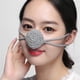 thumbnail image 3 of Mascarilla Facial N95 De 3 Capas De Carbn Activado, Transpirable, Ligera, Para Proteccin Contra El Polvo Industrial, Para Exteriores, Para Uso En Consultorios Mdicos, Paquete De 50, Ukhbmc, 3 of 7