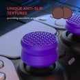 thumbnail image 6 of PlayVital 3 Height Armor Thumbs Cushion Caps Thumb Grips for ps5, for ps4, Thumbstick Grip Cover for Xbox Core Wireless Controller, Thumb Grip Caps for Switch Pro - Purple, 6 of 9