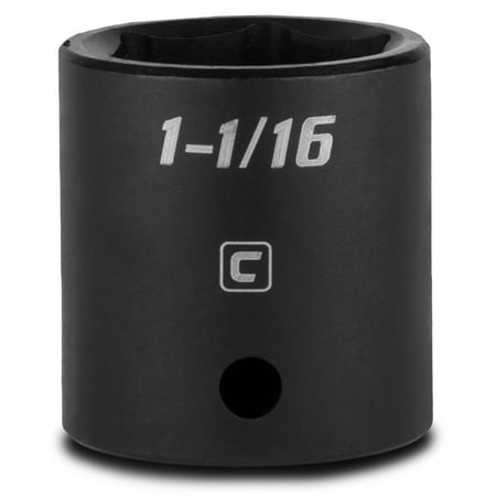 UPC: 0886352550628 | Capri Tools 1-1/16-Inch Shallow Impact Socket  1/2-Inch Drive  6-Point  SAE