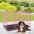 YRLLENSDAN 48 inch Foldable Large Dog Crate for Large Dogs, Metal Wire