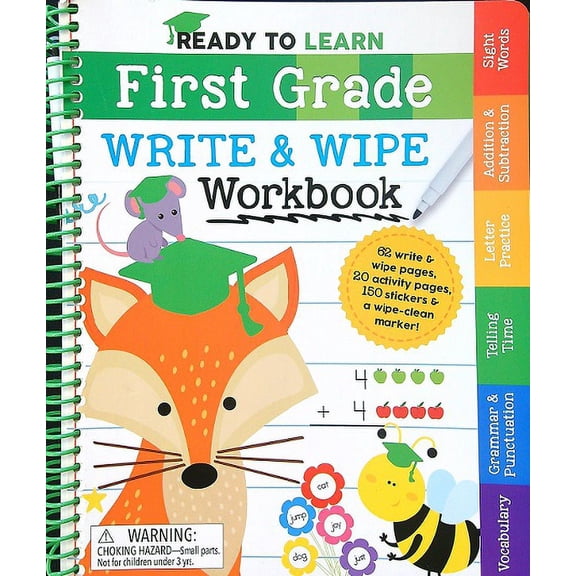 First Grade Write & Wipe Workbook (Ready to Learn)